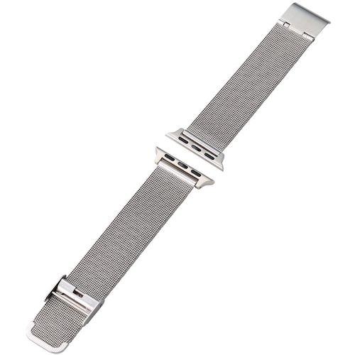 Elecom Apple Watch 41/40/38mm带不锈钢米兰银 AW-41BDSSMSV