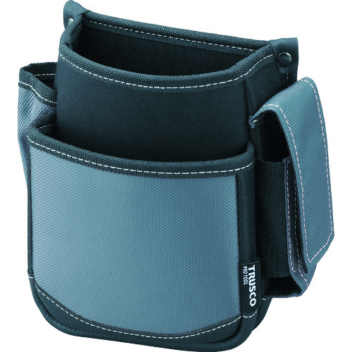 带有2层的Trusco腰包，带手机持有人，灰色 TWP2-GY