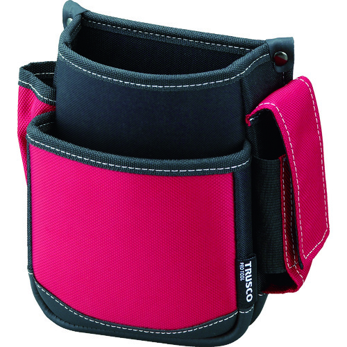 Trusco腰包2层带手机持有人红色 TWP2-R