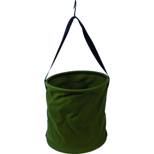 Trusco电工桶φ300xH300橄榄单调颜色 TDB-300-OD