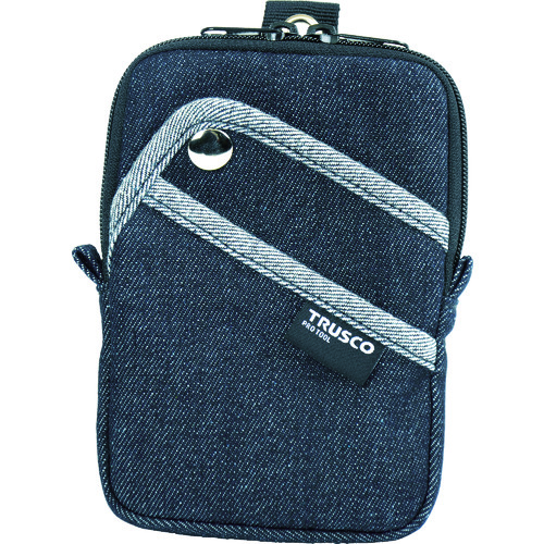 [有限的库存] Trusco [售罄并停产]牛仔布紧凑壳3袋3口袋黑色 TDC-K104
