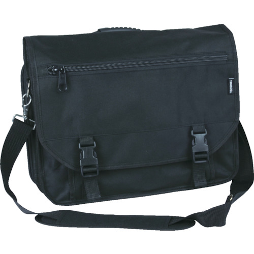 Trusco工具和文档袋400x165x320 27口袋黑色 TTB-420R-BK