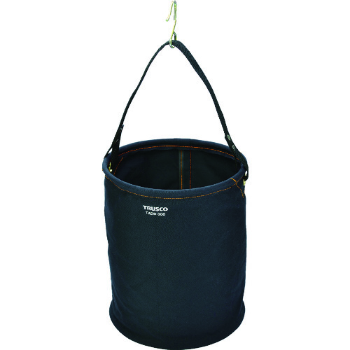 Trusco电工桶φ300x350黑色 TADB-300N
