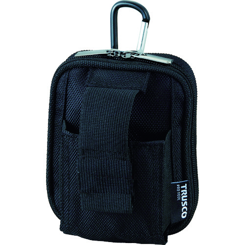 Trusco紧凑型工具盒宽2口袋黑色 TCTC1803W-BK