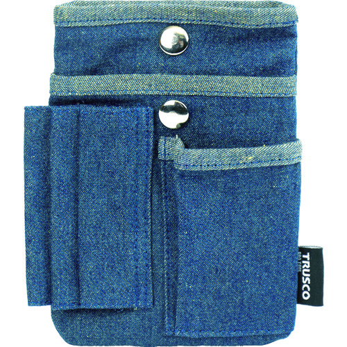[停产] Trusco牛仔布平面盒多口袋蓝色 TDC-F301