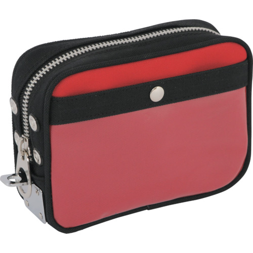 带马蹄锁金属配件红色的Sananei帆布邮件袋（SS） PSS-U-02