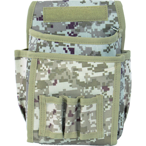 [有限股票] Trusco [售罄并停止]数字甜点伪装腰包，带有两层盖子和3个螺丝刀架 TCM-W23