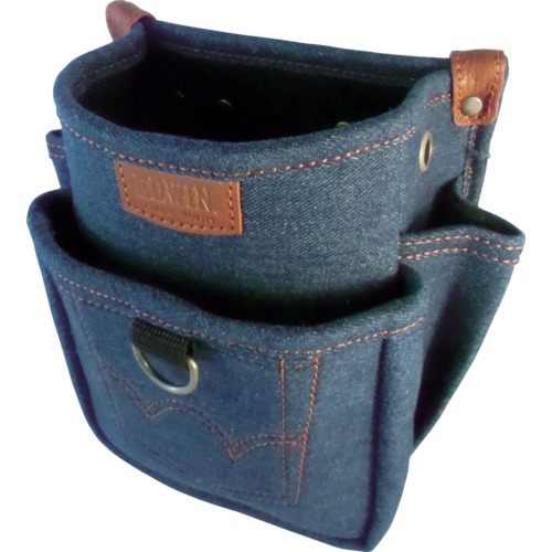 [停产]埃德温腰包工具盒腰包小2层蓝色150 x 90 x 190毫米 BTOED21-01NV