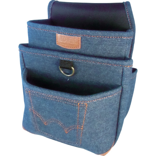 [有限的库存]埃德温腰包工具盒腰包中等3层蓝色175 x 100 x 240毫米 EDW-F405