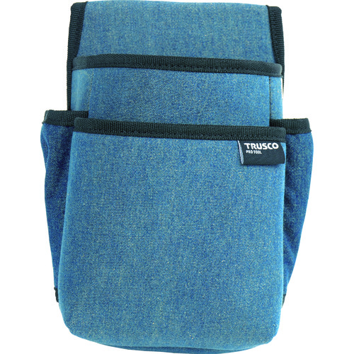 [停产] Trusco [售罄并停产]牛仔腰包，小，2层，蓝色 TDC-T101