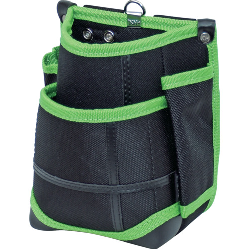 Kh Takeru Soul 2层腰包黑色/绿色 TK02K-G