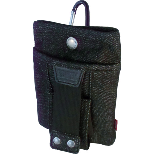 [有限的库存]埃德温腰包平面箱和手机盒黑色 EDW-F209