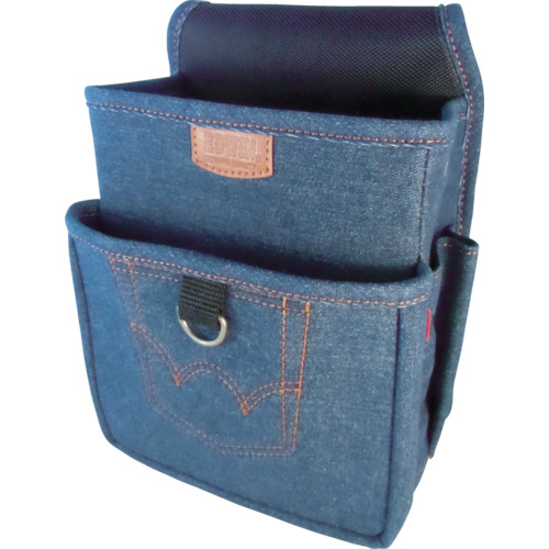 [有限的库存]埃德温腰包工具盒腰包中2层蓝色175 x 80 x 240毫米 EDW-F404
