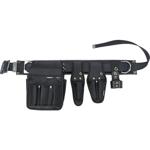 [有限的库存] Trusco工作定位套装2层的腰包，带钳子，2层钳子，2层螺丝刀，锤子支架，黑色 TFC110A-TC41BKSET