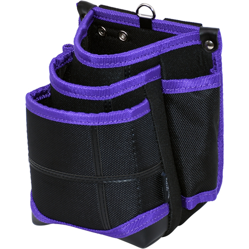 [停产] Kh Takeru Soul 3层腰包黑色/紫色 TK03K-P