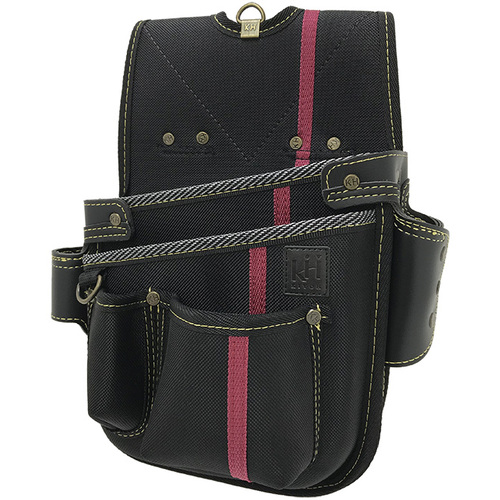 KH Evolution系列指甲袋（小）黑色/猩红色右腰 SA13K