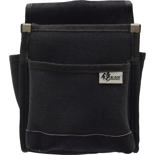 侍ＢＬＡＣＫ　小型帆布腰袋黒ＳＲＢ－３１ＢＬＫ 4907052063402