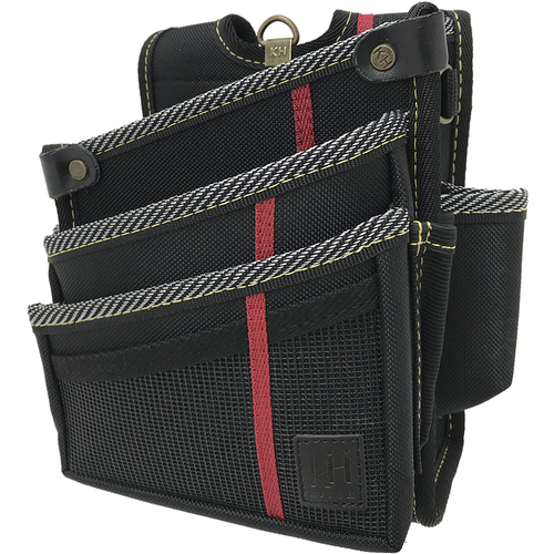 KH进化腰包3层黑色/猩红色正确 SA17K