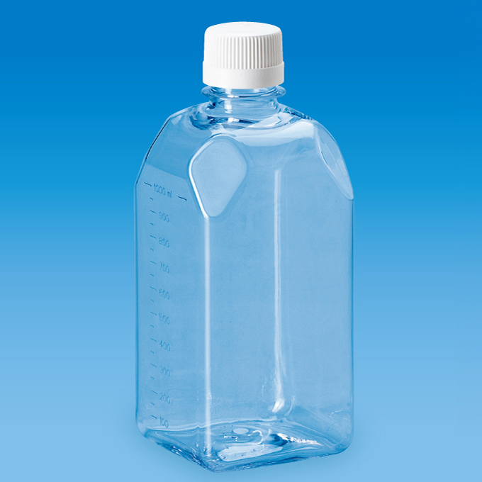 PETG中型瓶1000ml 24瓶包括伽玛射线灭菌581415
