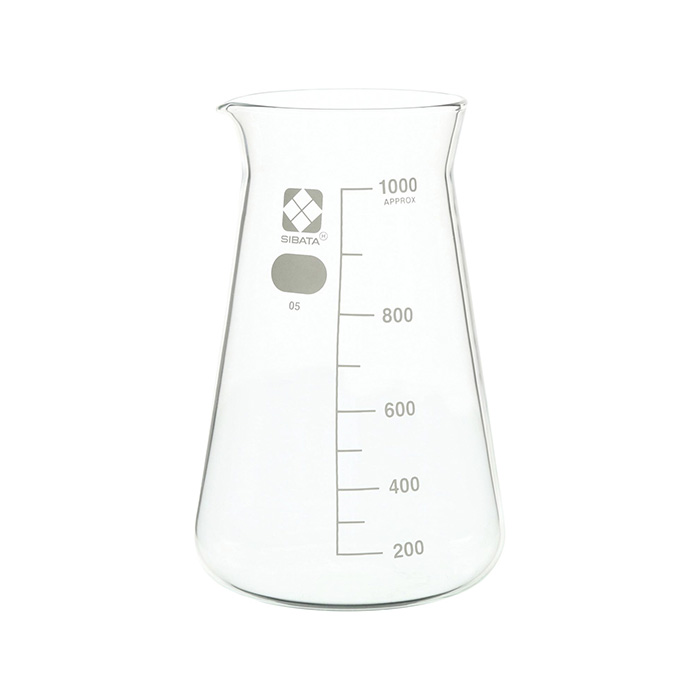 带导量表的圆锥形烧杯1L数量：6件010050-1000a