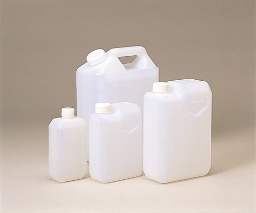 平方瓶（PE）4L带手柄，对角线开口