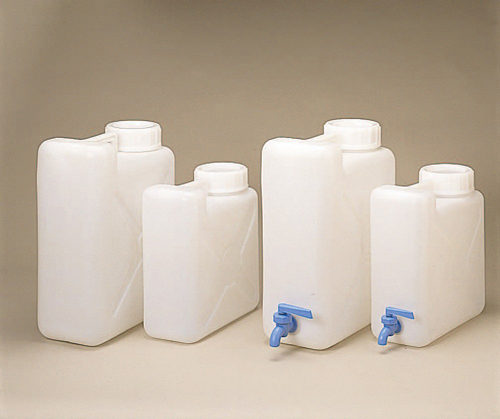 偏平広口缶 PE制 20L 下口付（内ブタ付）