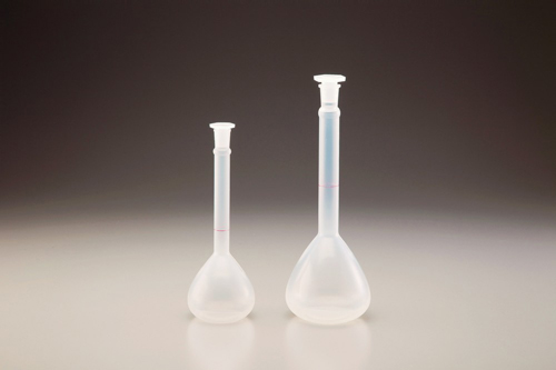 体积烧瓶（由TPX制成）500ml（带有聚塞）