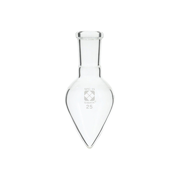 SPC剣先梨形フラスコ 25mL SPC-15  030130-152500
