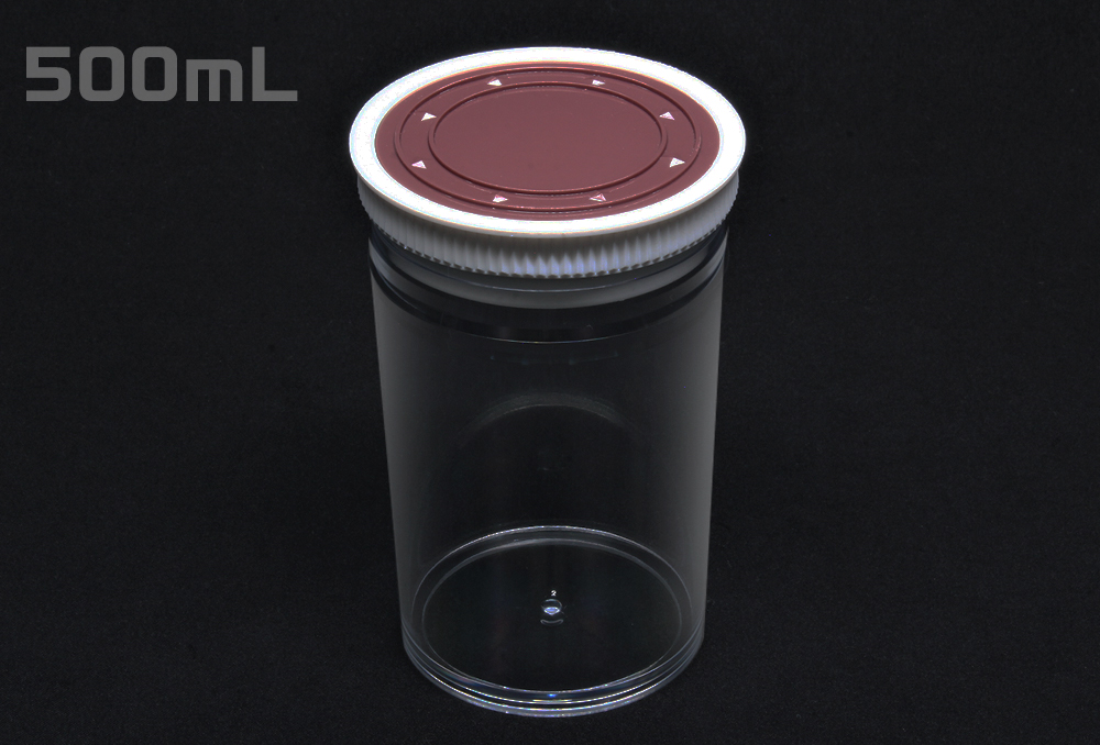 聚苯乙烯泡沫塑料酒吧瓶，透明500毫升