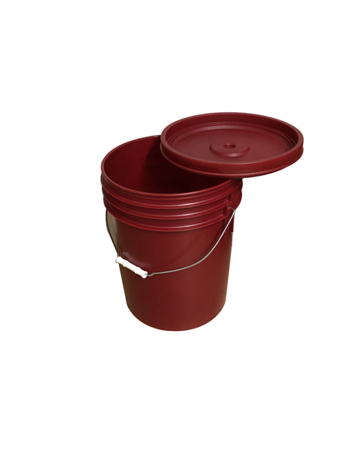 Toslon圆形容器KT-12红色容量12L带盖