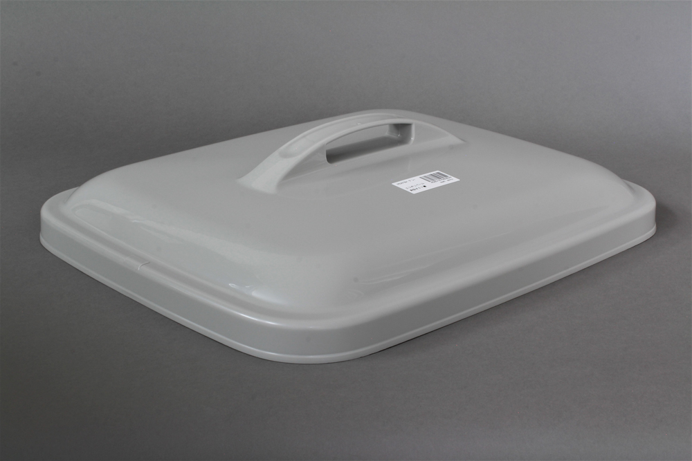 Eco Polypale Square PEKF6H 60L盖子灰色