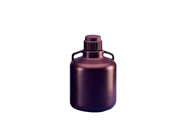 大型丸型褐色瓶 HDPE制 10L TS583252