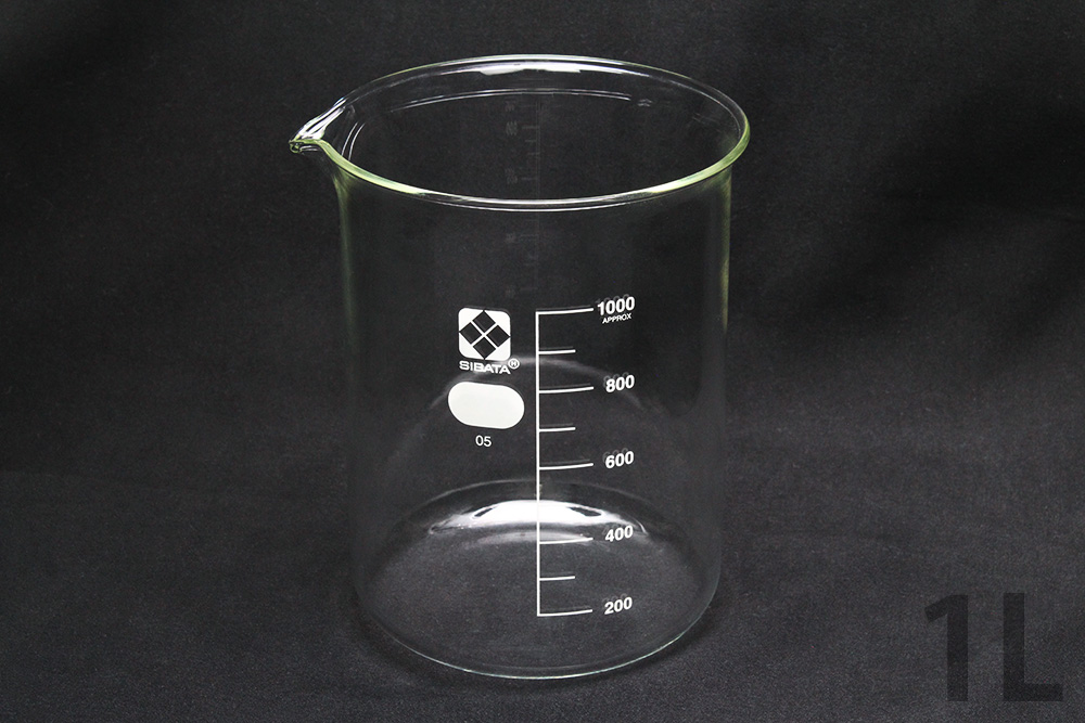 烧杯（玻璃）（带导量表）1000ml 010020-1000a