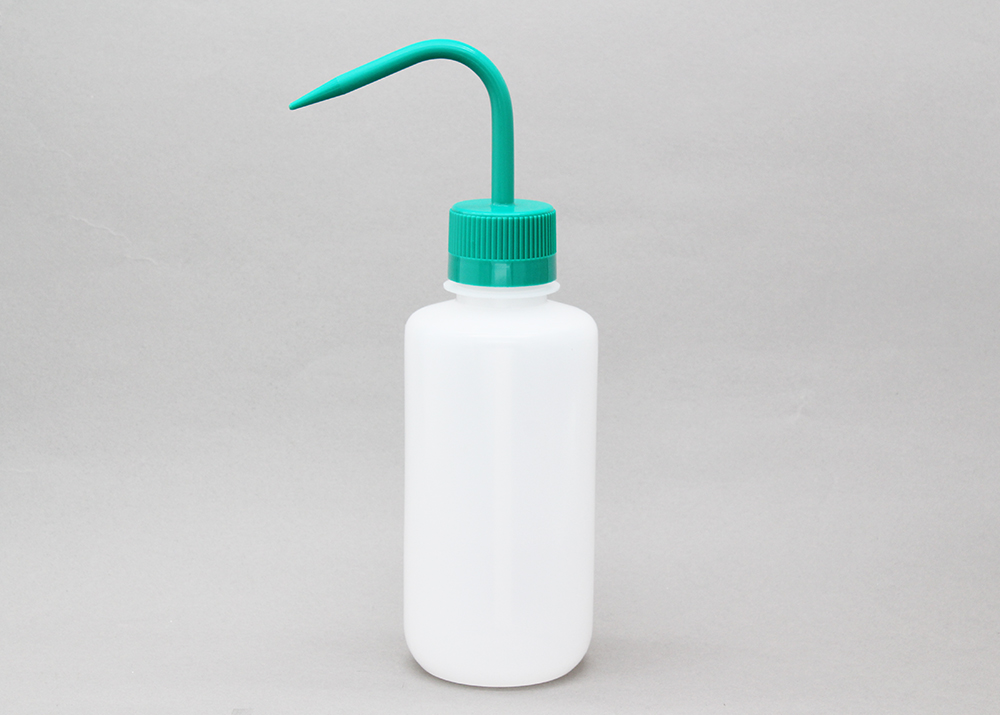 细口洗瓶（LDPE）盖（PP）500ml绿色