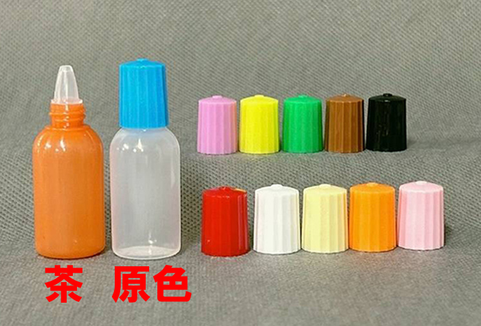 聚眼滴瓶灭菌10毫升3号（100瓶）身体棕色，绿帽