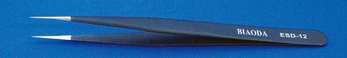 精密镊子（非磁性，抗酸）编号ESD-12