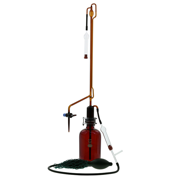 带有玻璃公鸡的自动式超级棕色棕色10ml 022230-10