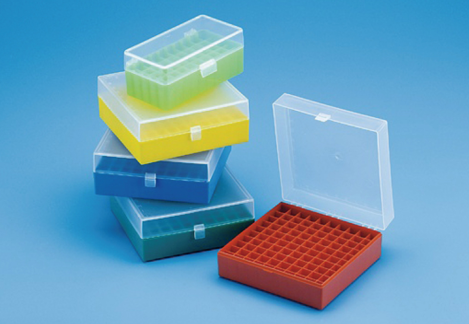 冷冻立方体盒PP孔81 1.8黄色