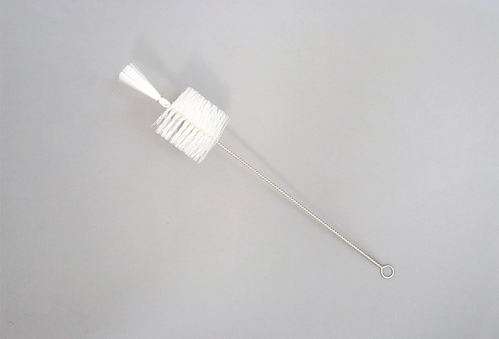 注射器洗涤刷2cc（PBT发型：蓝色）刷长50mm x直径φ12mmx总长度190mm（10件）