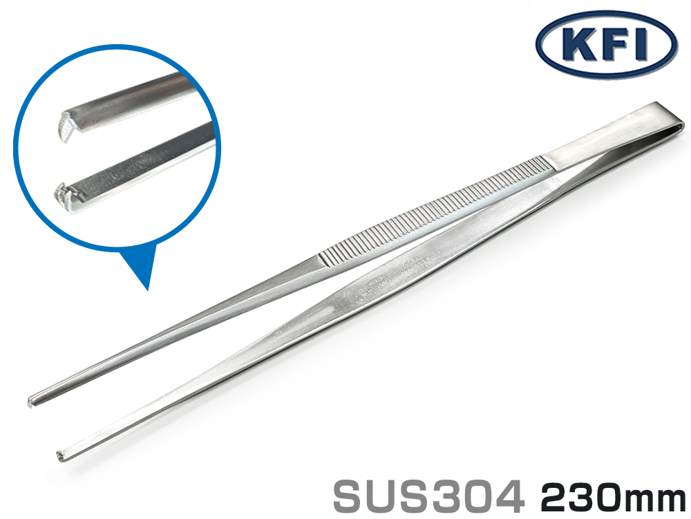 精密镊子K-17不锈钢V23B-230mm（179121）
