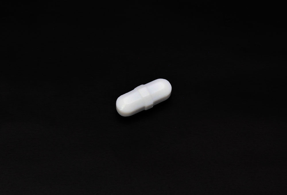 PTFE搅拌杆八角形T-20白色总长度20 x7.5φ