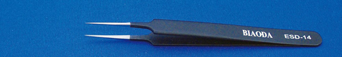 精密镊子（非磁性，抗酸）编号ESD-14