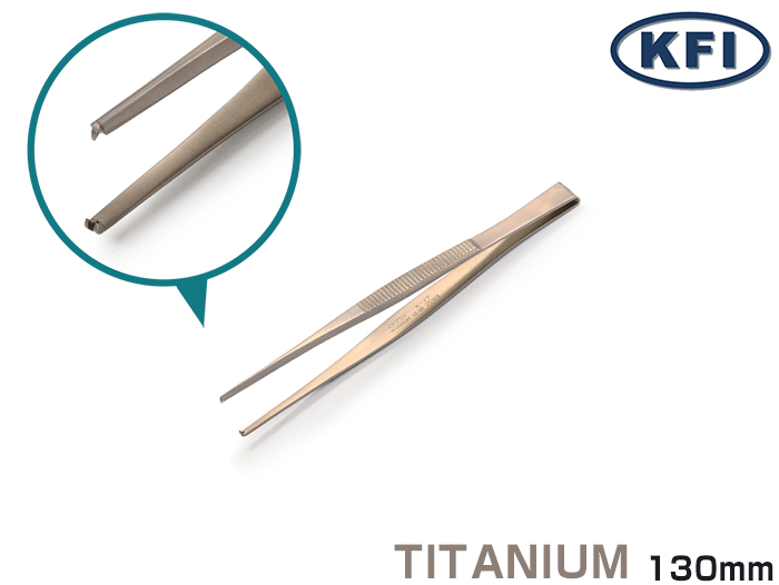 精密镊子K-17钛V13B-130mm（173123）