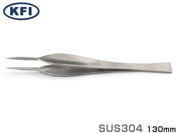 精密镊子K-9 Sprinter 130mm不锈钢（090001）