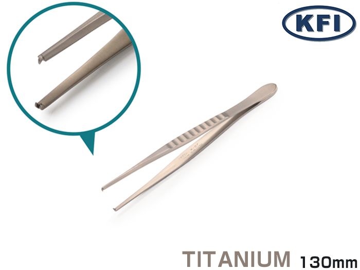 精密镊子K-37钛W13B-130mm（373223）