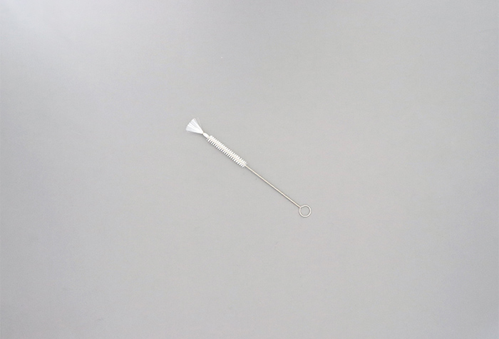 注射器洗刷1CC（PBT发型：白色）刷长50mm x直径7mm x总长度160mm（10件）