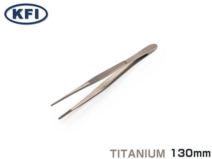 精密镊子K-17钛W13A-130mm（173213）