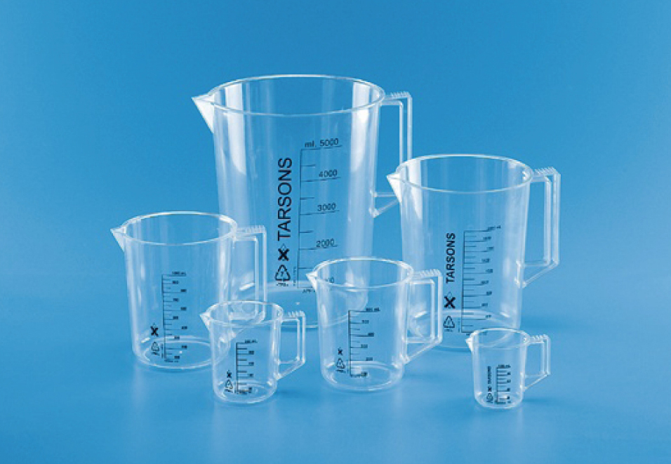 Tarsons秤烧杯手柄TPX 1000ml