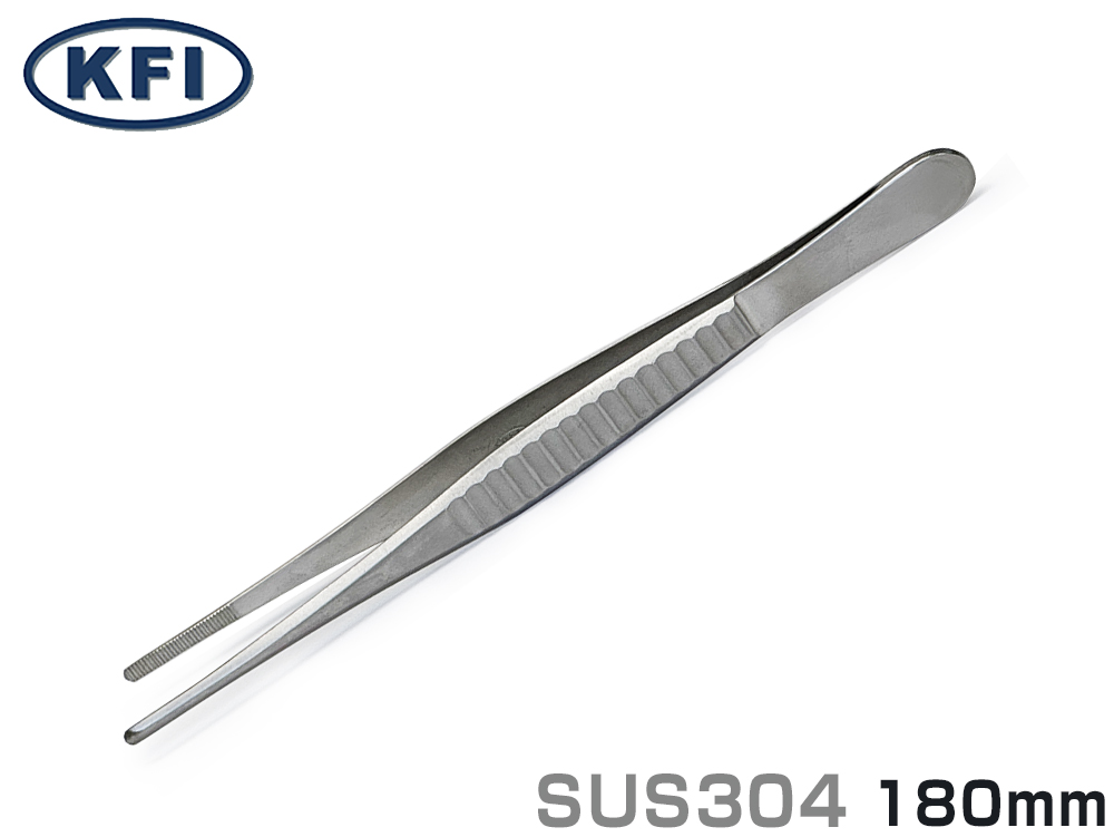 精密镊子K-37不锈钢W18A-180mm（378211）