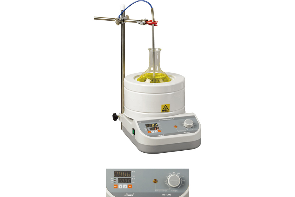 MANTL加热器MS-DMS-10 1000ML FLASCO具有数字温度控制和starrer